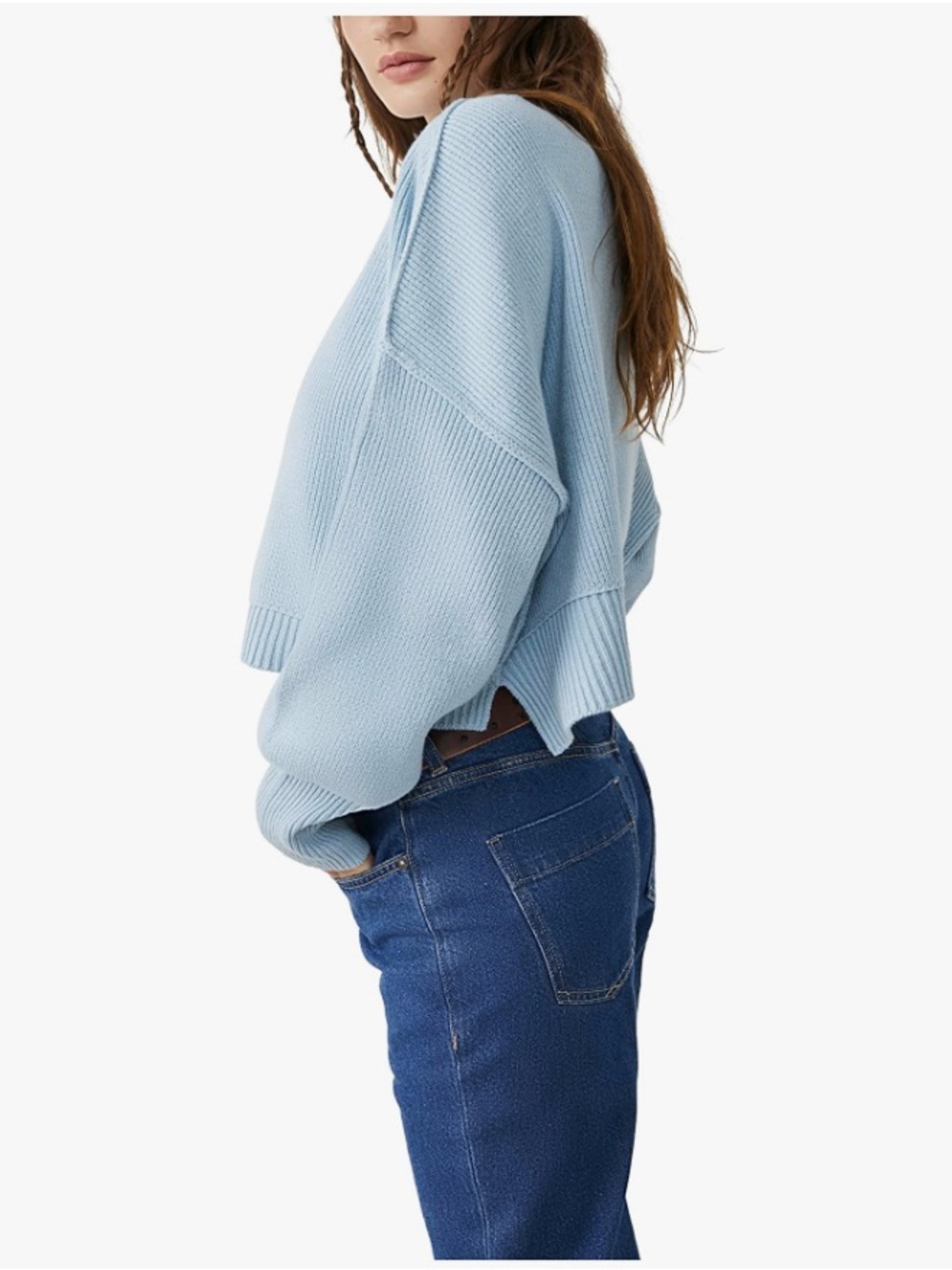 Free People Easy Street Cropped Pullover